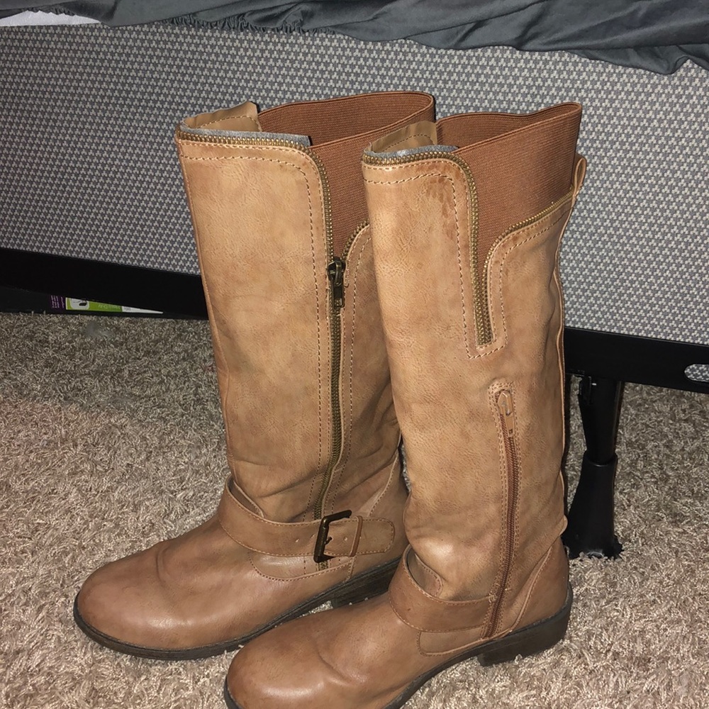 Steve Madden Light Brown mid-calf boots